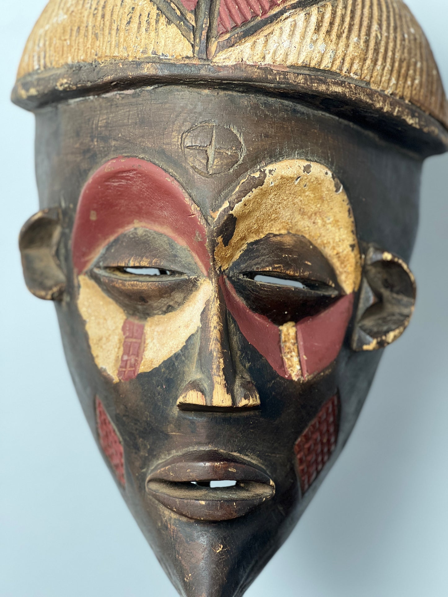 Punu African Scarface Mask Gabon